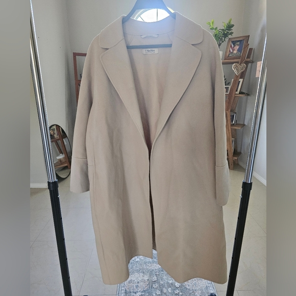 MaxMara Jackets & Blazers - MAX MARA NEW WOOL COAT WRAP SZ 12 US